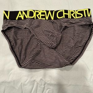 Andrew Christian striped briefs